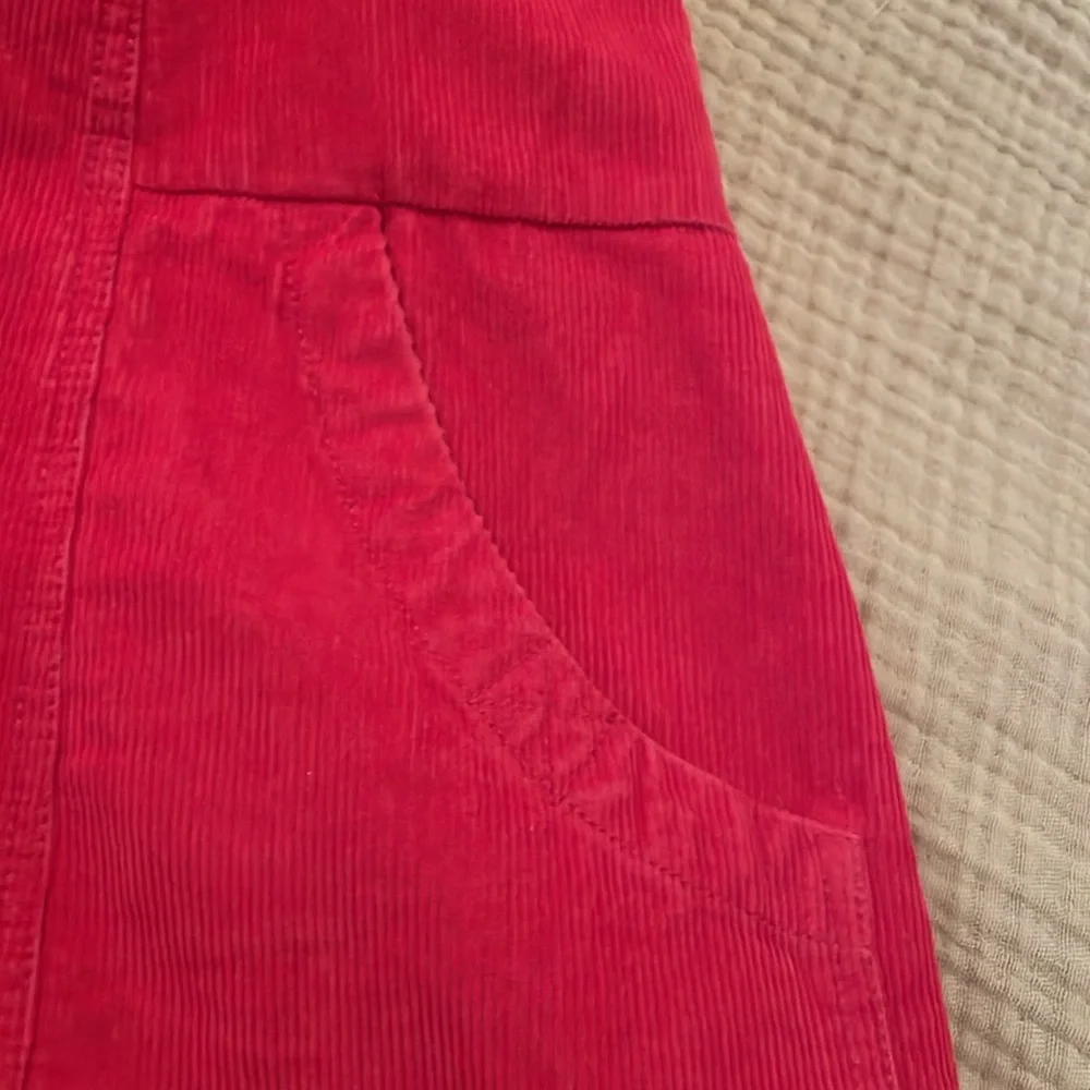 Like new Free People baby cord dress/tunic. Large. Pockets. Bright pink. Lovely! - Picture 5 of 7